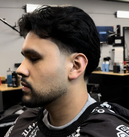 Low Taper + Beard by Chatsworth Barbershop in Chatsworth, CA